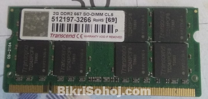 ল্যাপটপ 2 GB DDR2 RAM